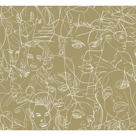 Echantillon Papier peint Gouache - Jean Paul Gaultier