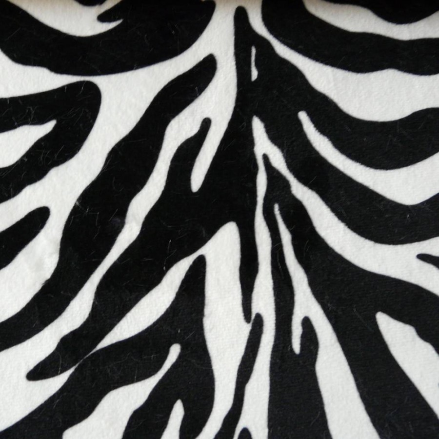 Fake fur fabric Zebra Fake fur fabric Zebra