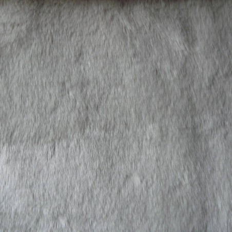 Echantillon Tissu fausse fourrure de Lion Blanc