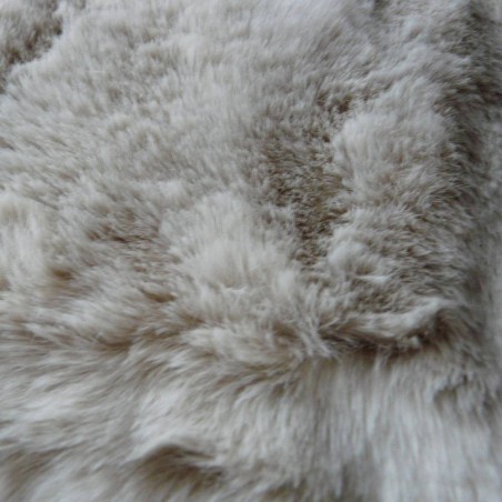 Tissu fausse fourrure de Lion Blanc