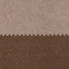 Tissu microfibre Canopée Casal - Chocolat-Grege