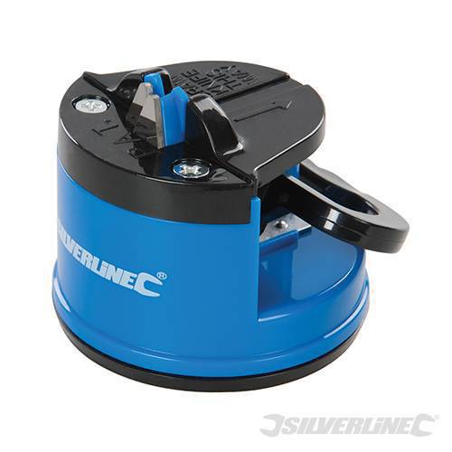 Knife sharpener with suction cup - Silverline 270466