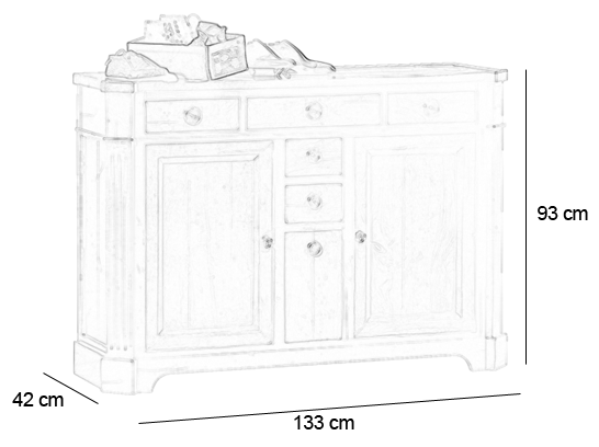 Schéma meuble de Bottier Felix Monge