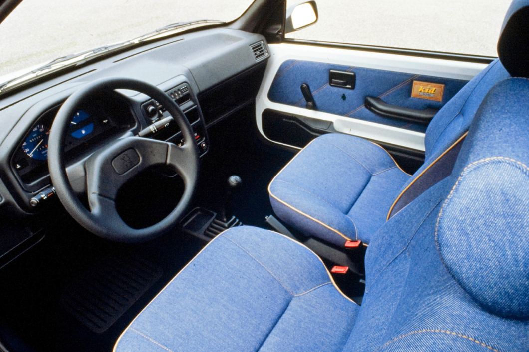 Tissu jean pour Peugeot 106 Kid