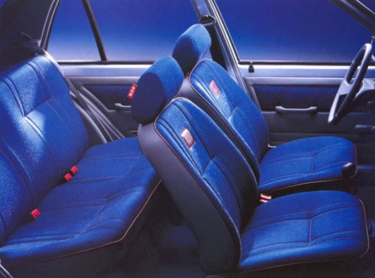 Tissu Jean pour Peugeot 205 Junior et Junior