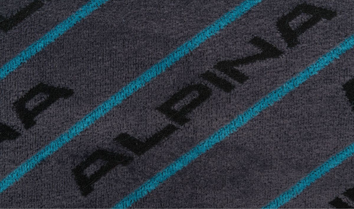 Velvet fabric for BMW Alpina