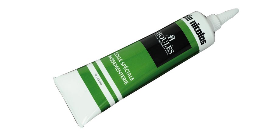 Special white glue tube Nicolas for Trimmings by Houlès reference 25000 25013